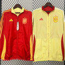 Jaqueta Corta Vento Espanha 2024 Dupla Face Adidas Masculina