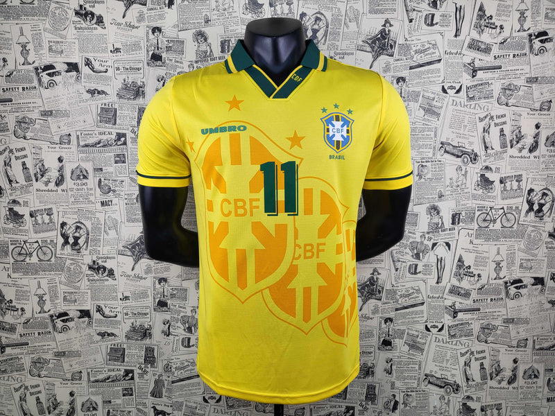 Camisa Retrô Brasil Copa 1994 - Romário 11- Umbro