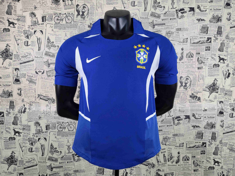 Camisa Retrô Brasil Copa 2002 Reserva- Nike