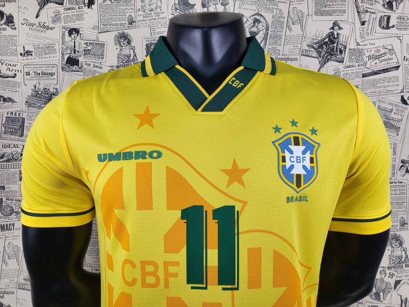 Camisa Retrô Brasil Copa 1994 - Romário 11- Umbro