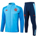 Conjunto de Treino Flamengo 25/26 Zíper Inteiro - Adidas Lançamento