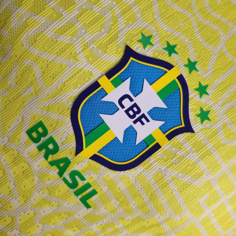 Camisa Brasil Home 24/25 - Nike Manga Comprida Jogador - Lançamento