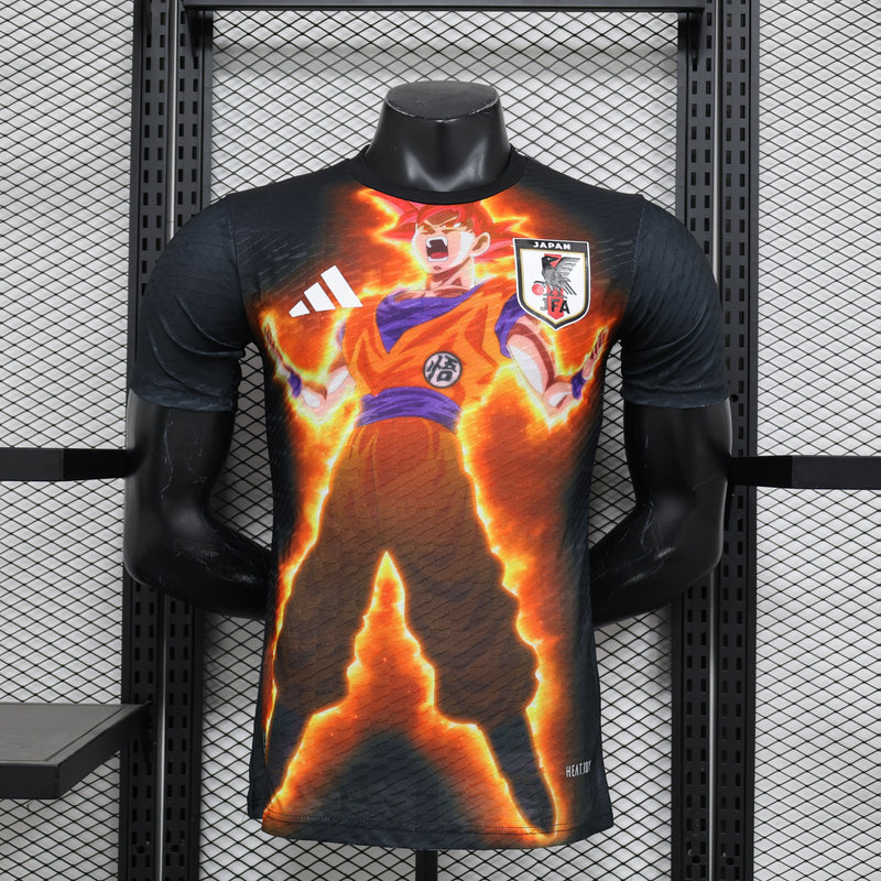 Camisa Japão Anime Especial DBZ Goku 24/25 - Versão Jogador