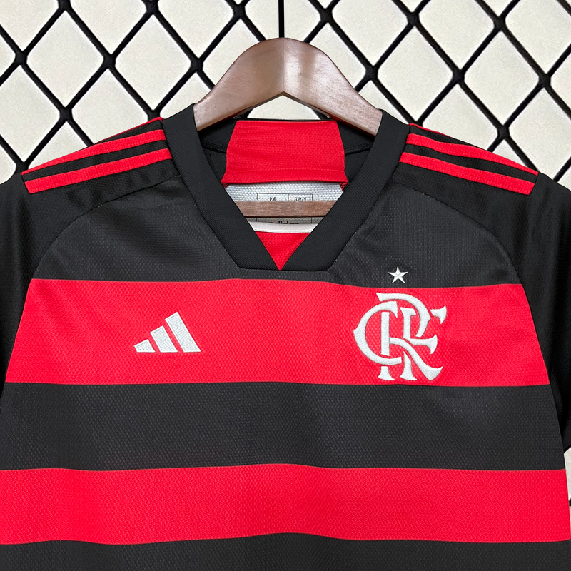 Camisa Flamengo Home 24/25 - Adidas Torcedor Feminina Lançamento