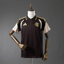 Camisa Flamengo Treino Polo Marrom 26-27 - Adidas Lançamento