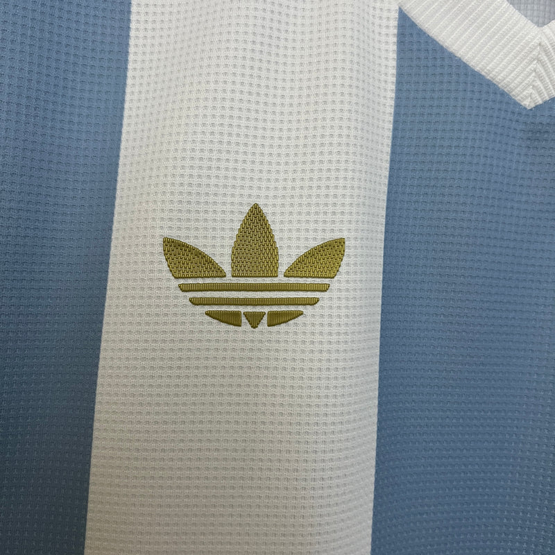 Argentina 50th Anniversary 2024- Adidas Torcedor Masculina Lançamento