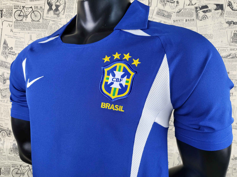 Camisa Retrô Brasil Copa 2002 Reserva- Nike