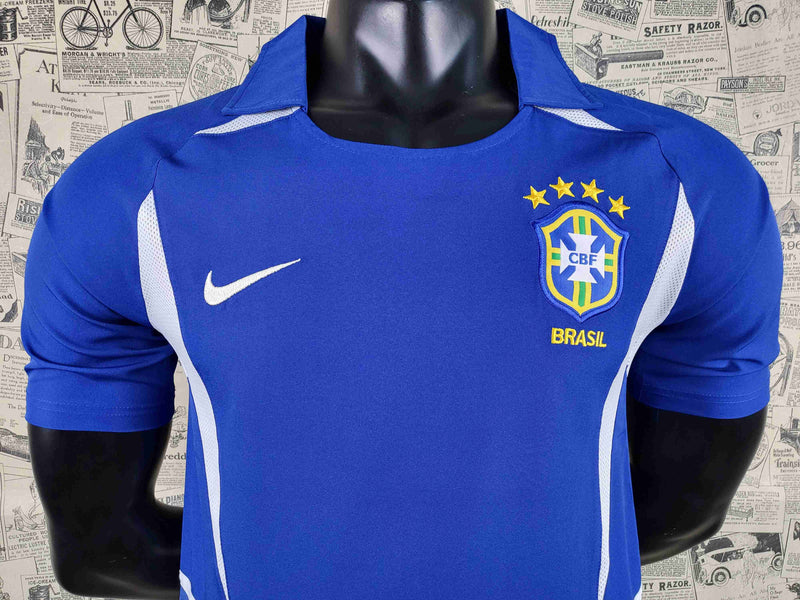 Camisa Retrô Brasil Copa 2002 Reserva- Nike