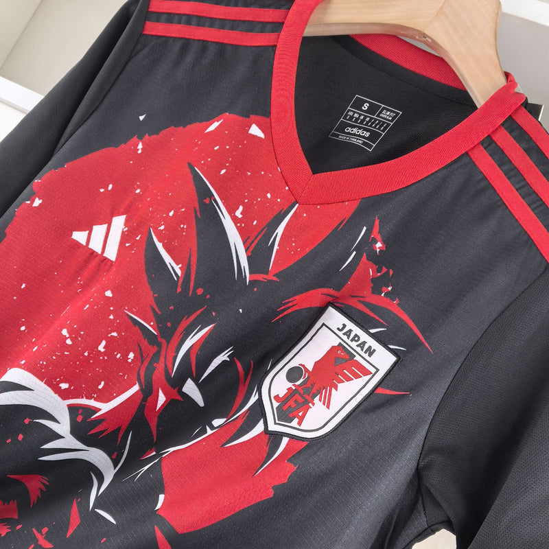 Camisa Japão Anime Goku 24/25 -Vermelha Adidas Lançamento