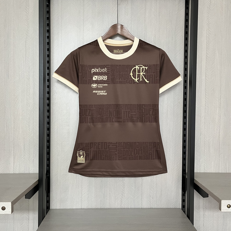 Camisa Flamengo Identidade 24/25 - Torcedor Feminina Lançamento