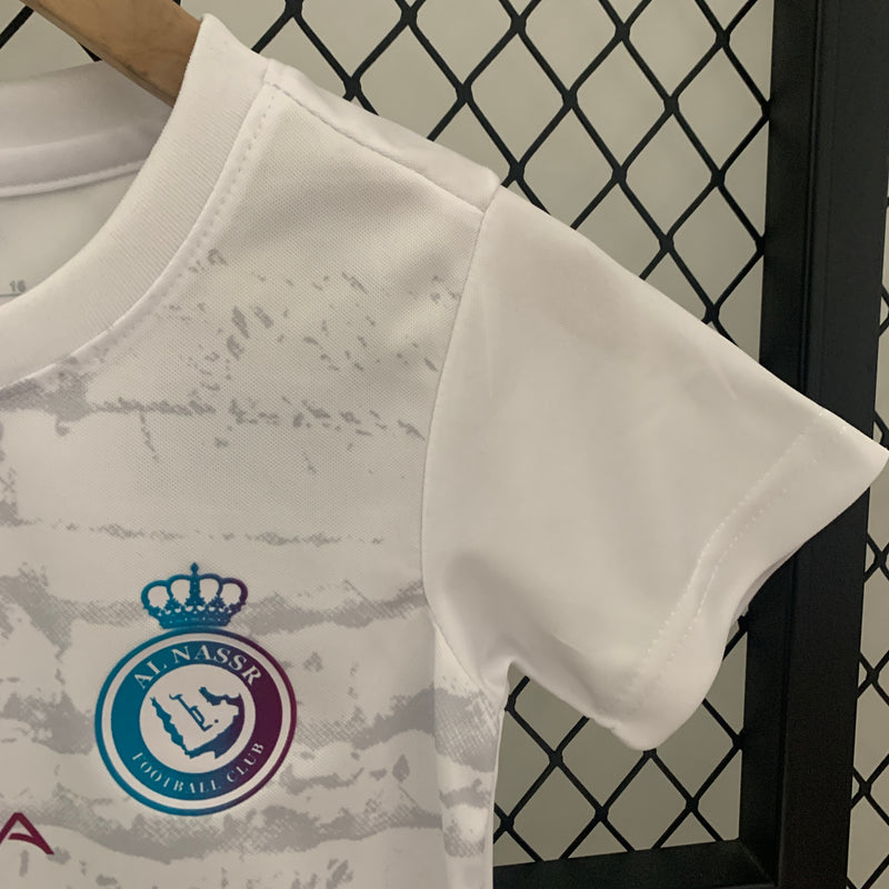 Kit Infantil Al-Nassr Branco 23/24- Lançamento