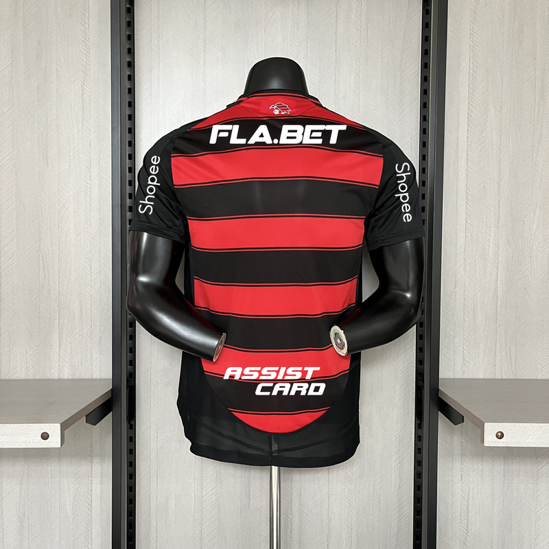 Camisa Flamengo Home 25/26 Patrocinadores - Adidas Jogador Masculina