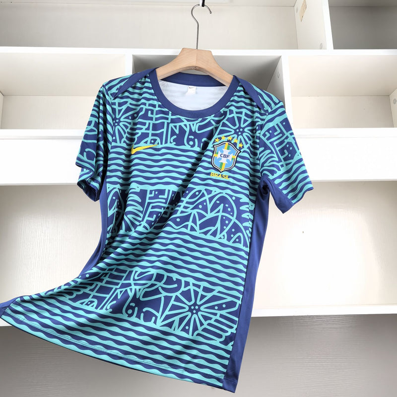 Camisa Brasil Treino Azul 24/25 - Nike Torcedor Masculina