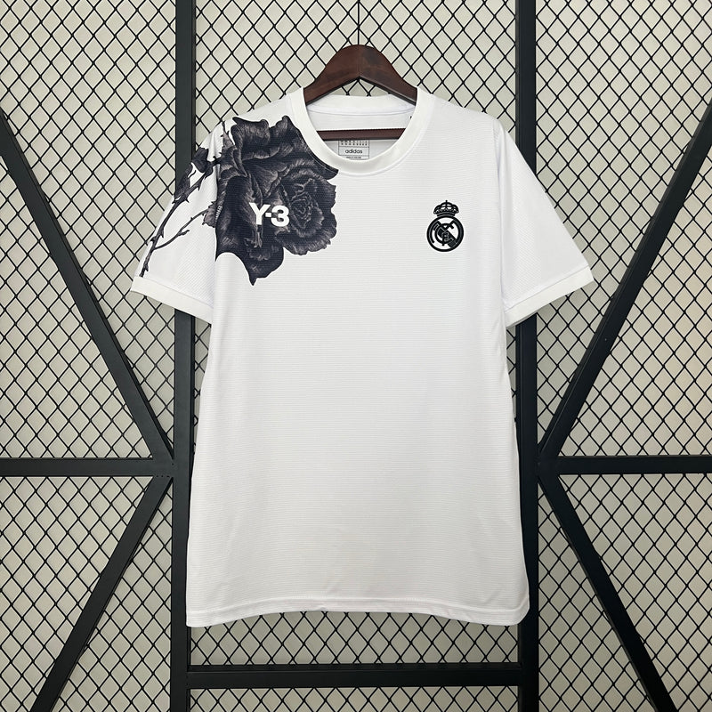 Camisa Real Madrid Y3 Branca 24/25 - Versão Torcedor Lançamento