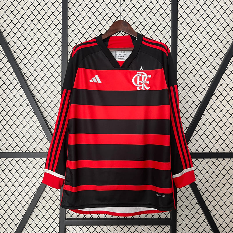 Camisa Flamengo Manga Comprida 24/25 - Adidas Lançamento