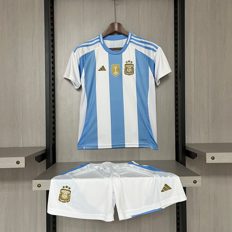 Kit Infantil Argentina Titular 24/25 - Adidas Lançamento