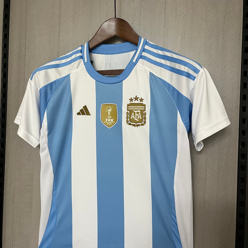 Kit Infantil Argentina Titular 24/25 - Adidas Lançamento