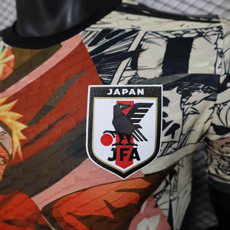 Camisa Japão Anime Naruto 25/26- Versão Jogador Lançamento