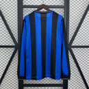 Camisa Inter de Milão Titular 09/10 Champions League- Versão Retrô Manga Comprida