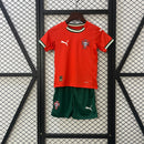 Kit Infantil Portugal Home 25/26 - Puma Lançamento