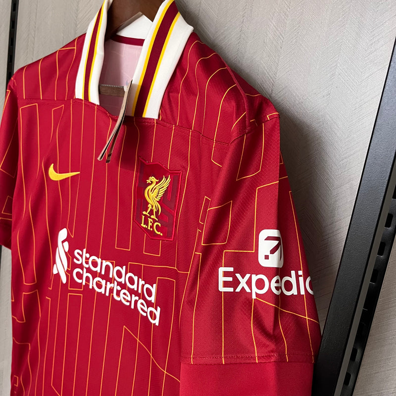 Camisa Liverpool Home 24/25 - Nike Torcedor Masculina - Lançamento