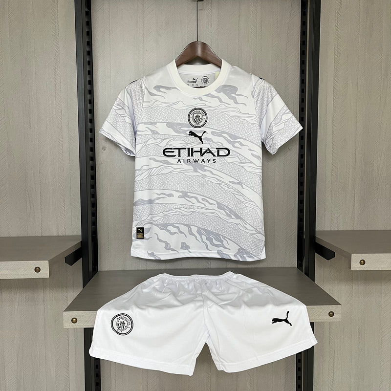 Kit Infantil Manchester City Especial Ano do Dragão 24/25