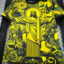 Camisa Brasil Especial Cristo Redentor Amarela 24/25 - Nike Lançamento
