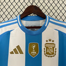 Argentina Home 24/25 Patch Campeão- Adidas Torcedor Masculina Lançamento