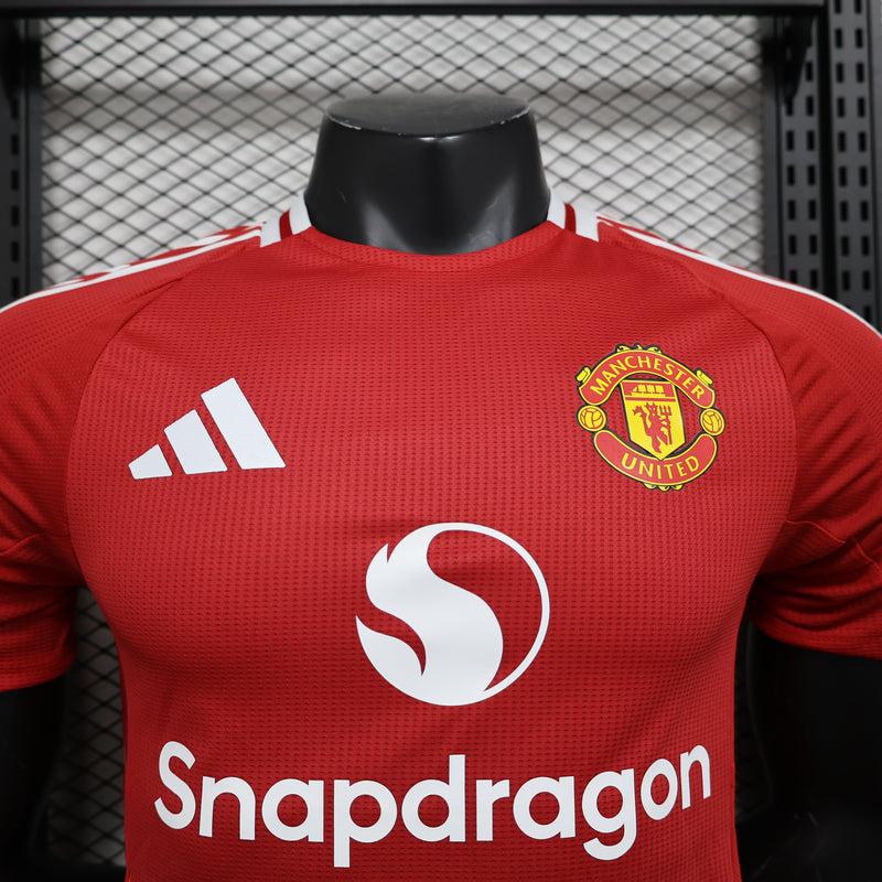 Camisa Manchester United 24/25 - Adidas Jogador Lançamento