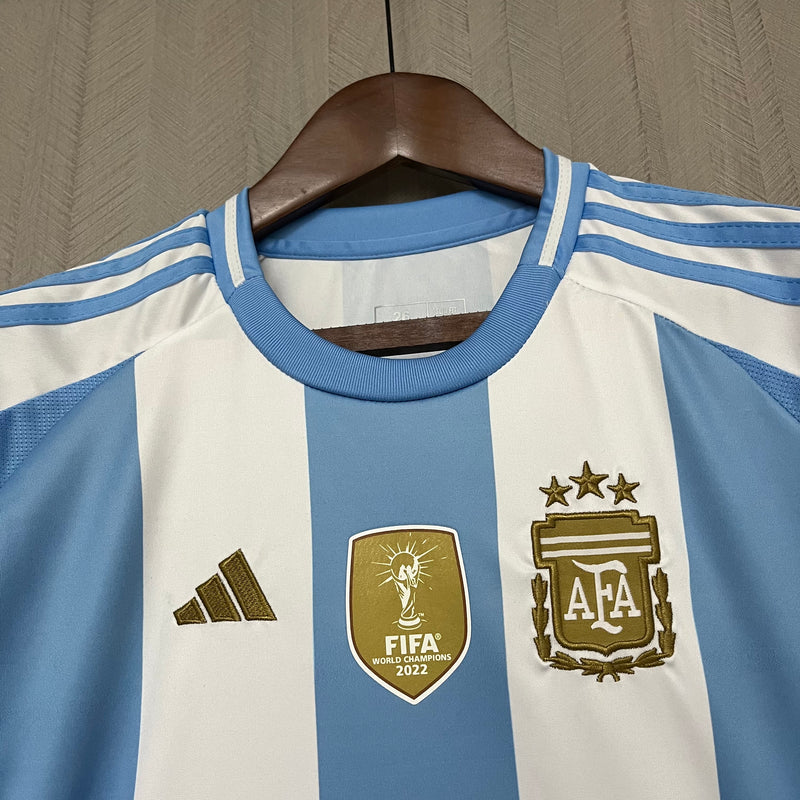 Kit Infantil Argentina Titular 24/25 - Adidas Lançamento