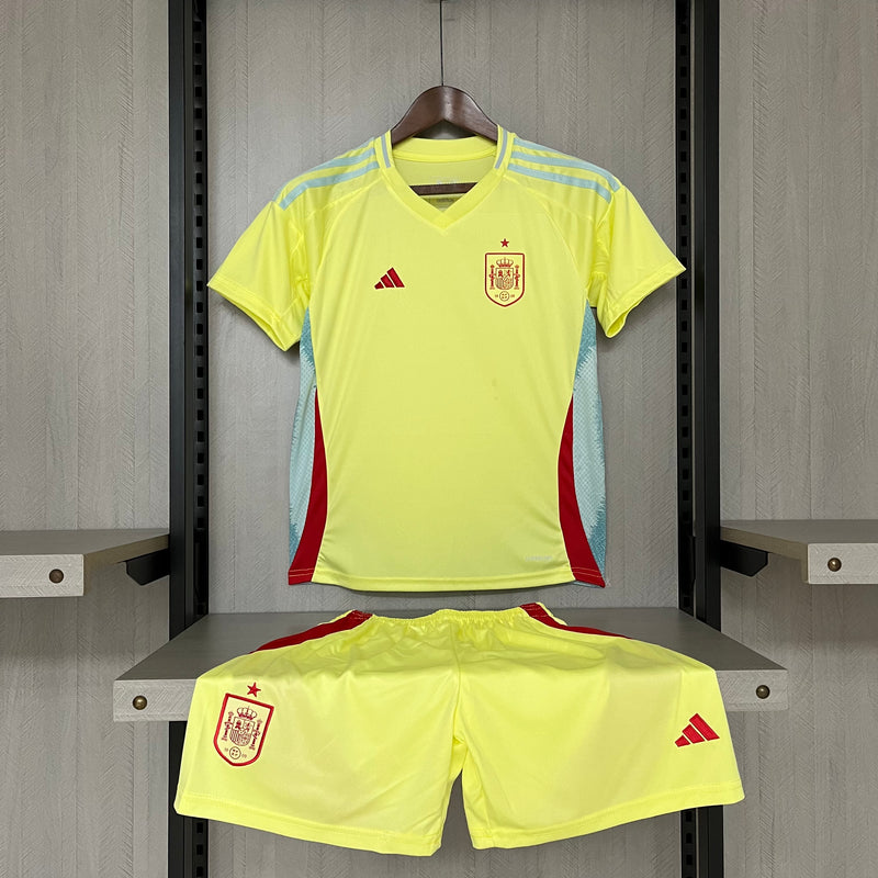 Kit Infantil Espanha Away 24/25- Adidas Lançamento