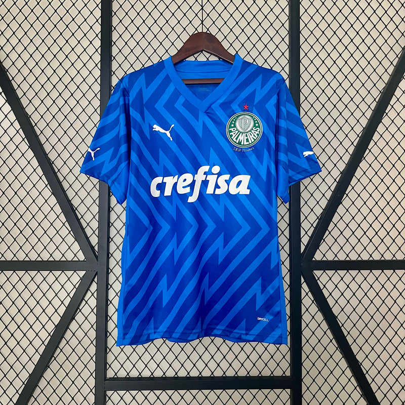 Camisa Palmeiras Goleiro Azul 24/25 - Puma Torcedor Masculina Lançamento