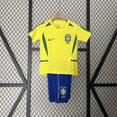 Kit Infantil Brasil Copa 2002 - Nike Retrô