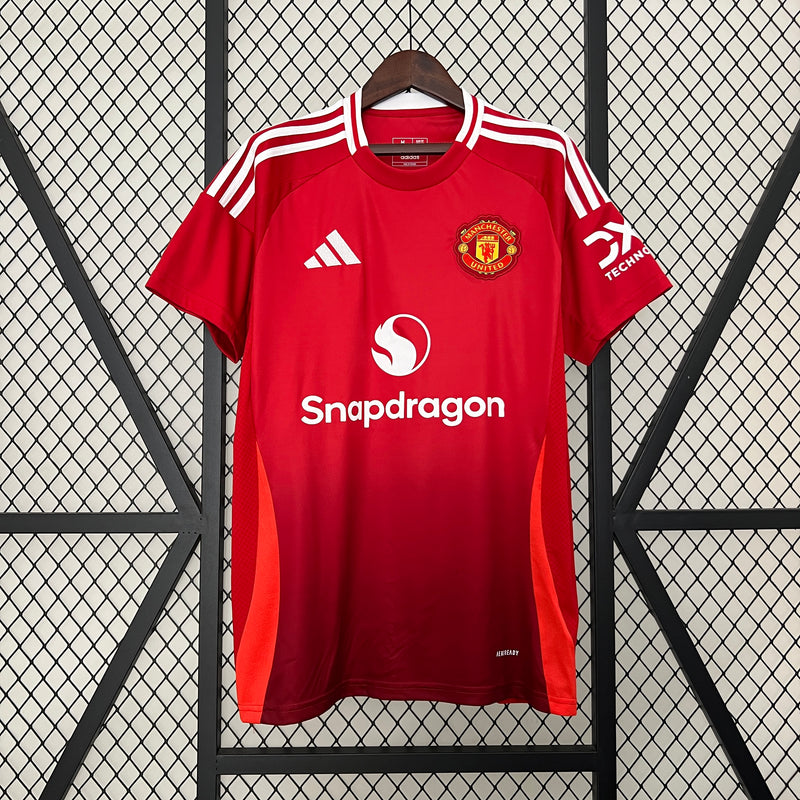 Camisa Manchester United Home 24/25 - adidas Torcedor Masculina - Lançamento