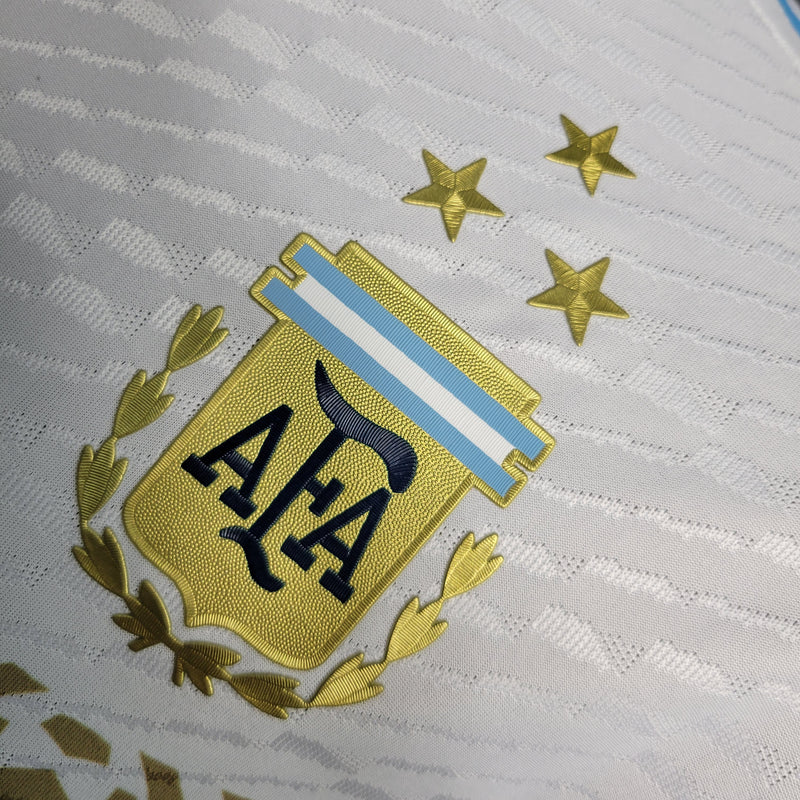 Camisa Argentina Edição Tri Campeão 23/24 - Versão Jogador - Lançamento