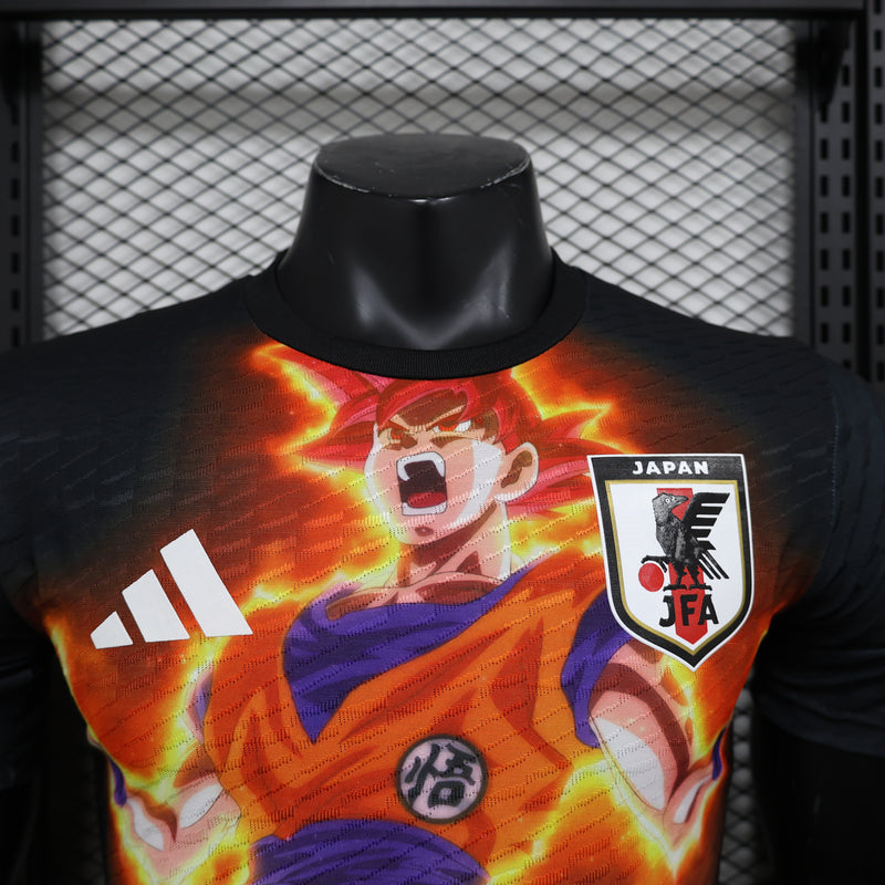 Camisa Japão Anime Especial DBZ Goku 24/25 - Versão Jogador