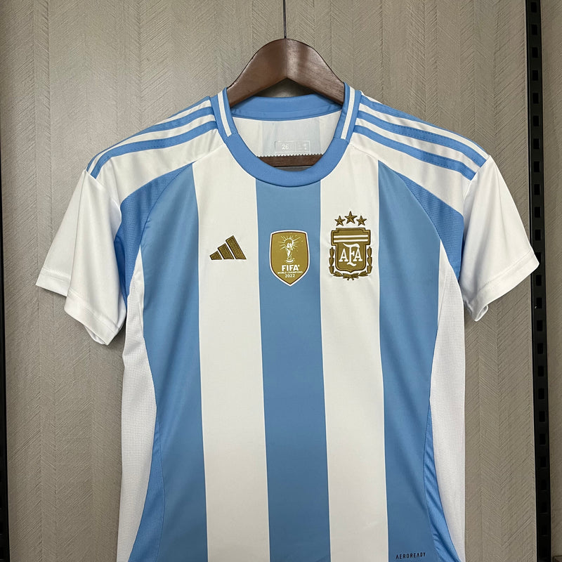 Kit Infantil Argentina Titular 24/25 - Adidas Lançamento