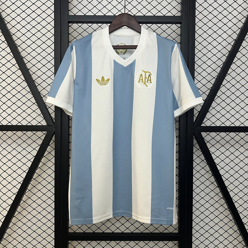 Argentina 50th Anniversary 2024- Adidas Torcedor Masculina Lançamento