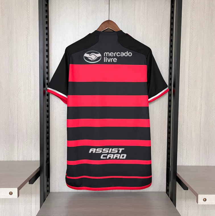 Camisa Flamengo Home Com Patrocinadores 24/25 - Adidas Torcedor Masculina Lançamento