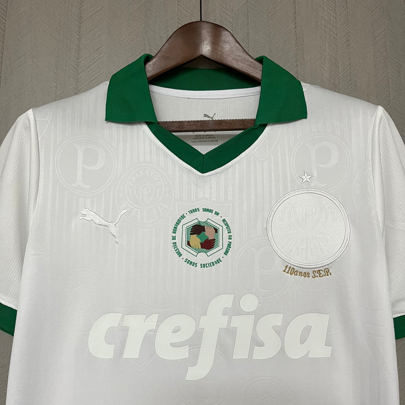 Camisa Palmeiras Especial White 24/25 - Puma Torcedor Masculina Lançamento