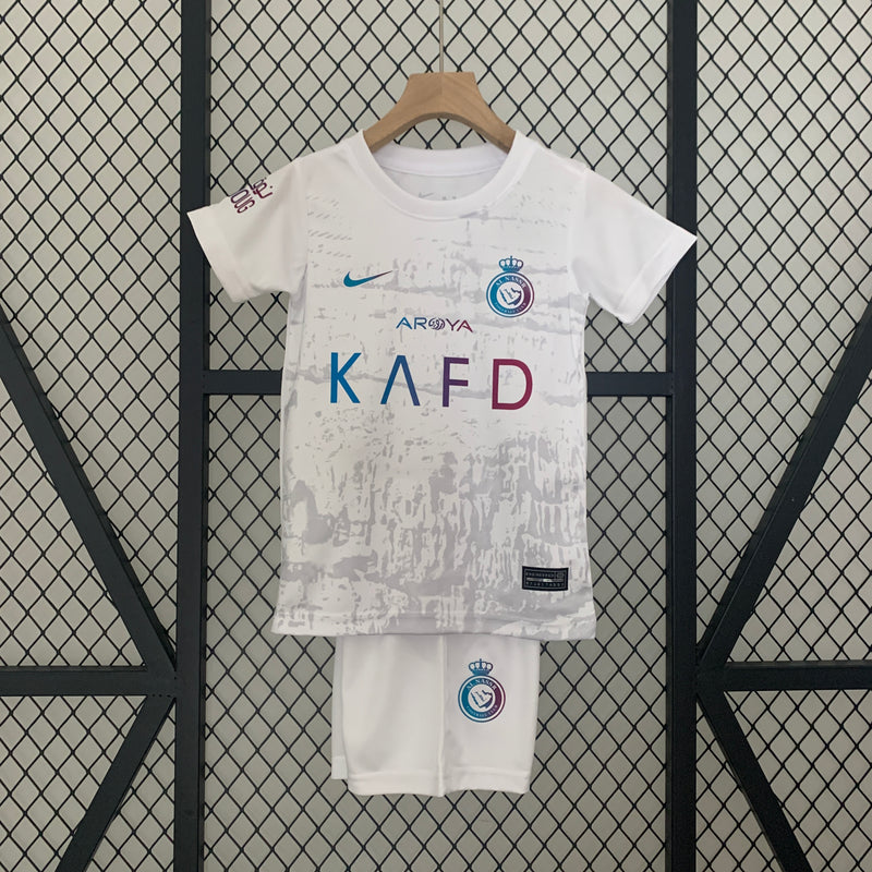 Kit Infantil Al-Nassr Branco 23/24- Lançamento