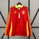 Jaqueta Corta Vento Espanha 2024 Dupla Face Adidas Masculina