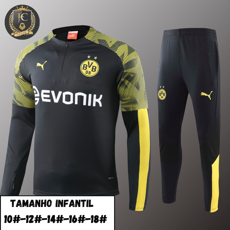 Conjunto de Treino Infantil Borussia 24/25 - Puma Lançamento