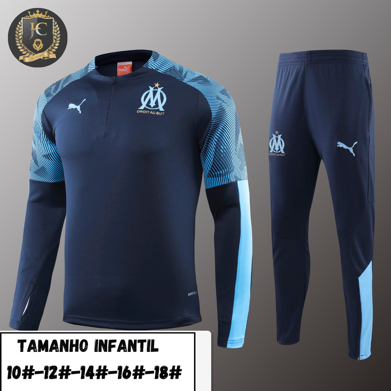 Conjunto de Treino Infantil Olympique de Marseille 24/25 - Puma Lançamento