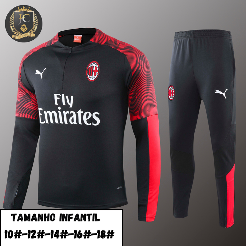 Conjunto de Treino Infantil Milan 24/25 - Puma Lançamento