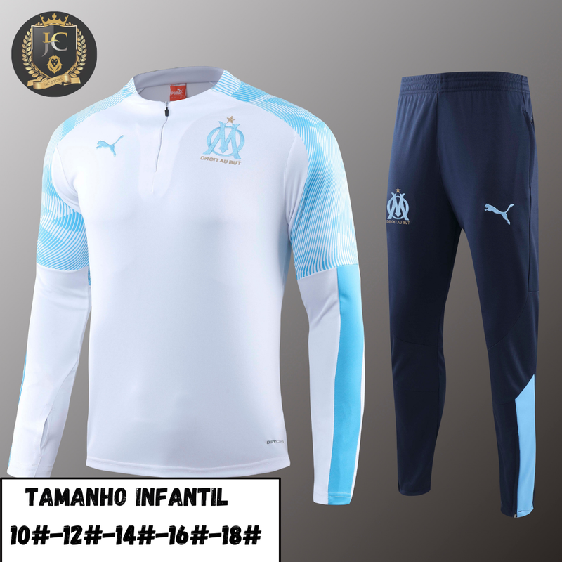 Conjunto de Treino Infantil Olympique de Marseille 24/25 - Puma Lançamento