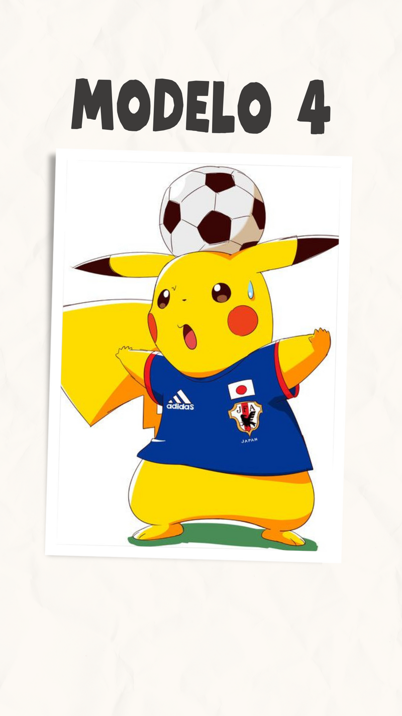 Camisa Japão 2018- Versão Retrô- Edição Especial Pikachu