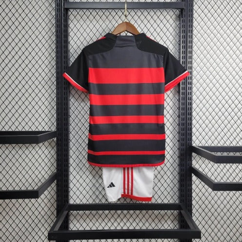 Kit Infantil Flamengo Home 24/25 - Adidas Lançamento