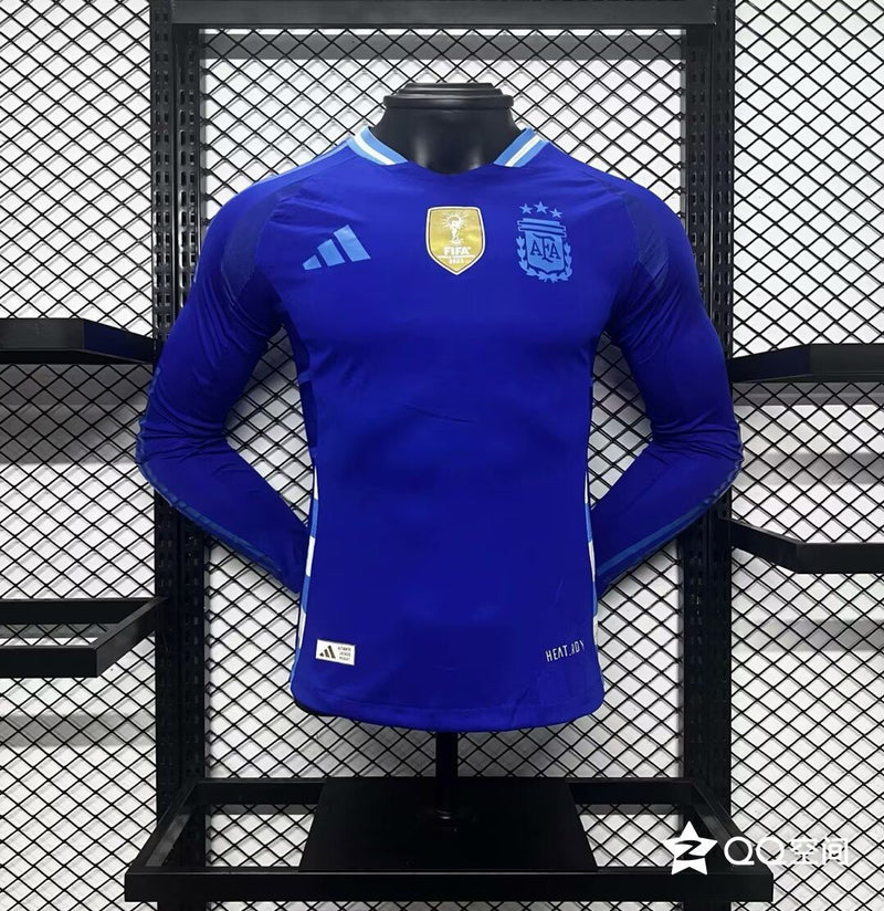 Camisa Argentina Away 24/25 - Adidas Manga Comprida Jogador - Lançamento