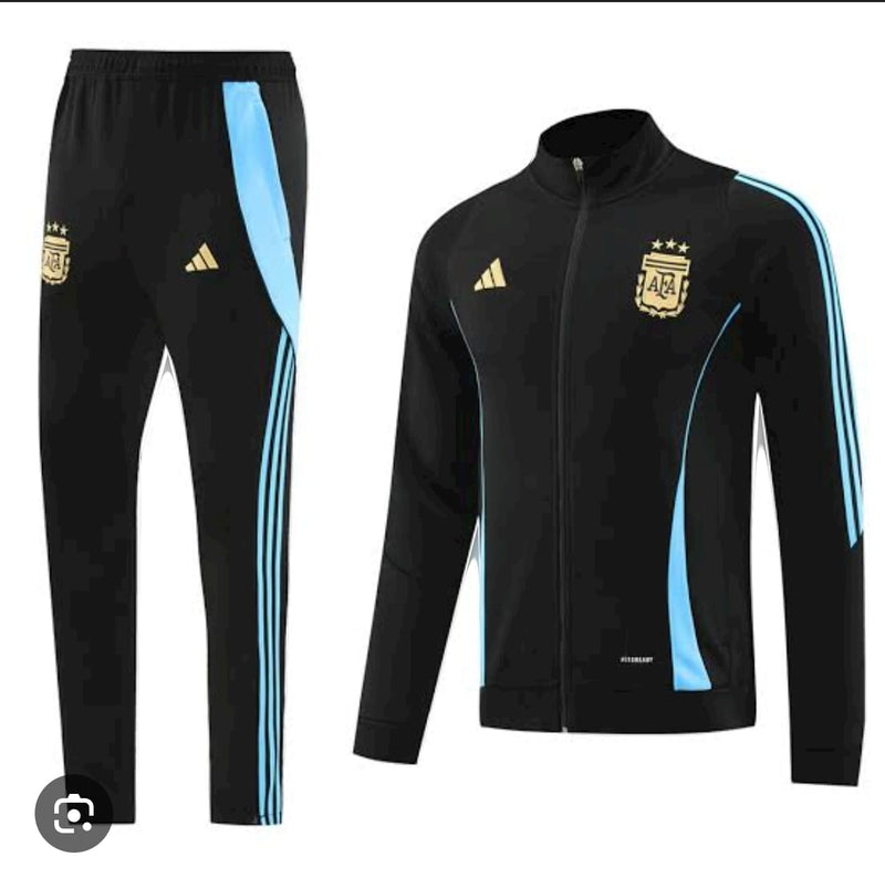 Conjunto de Treino Argentina 24/25 Azul - Adidas Lançamento